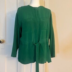 Vintage Green Women's Blouse